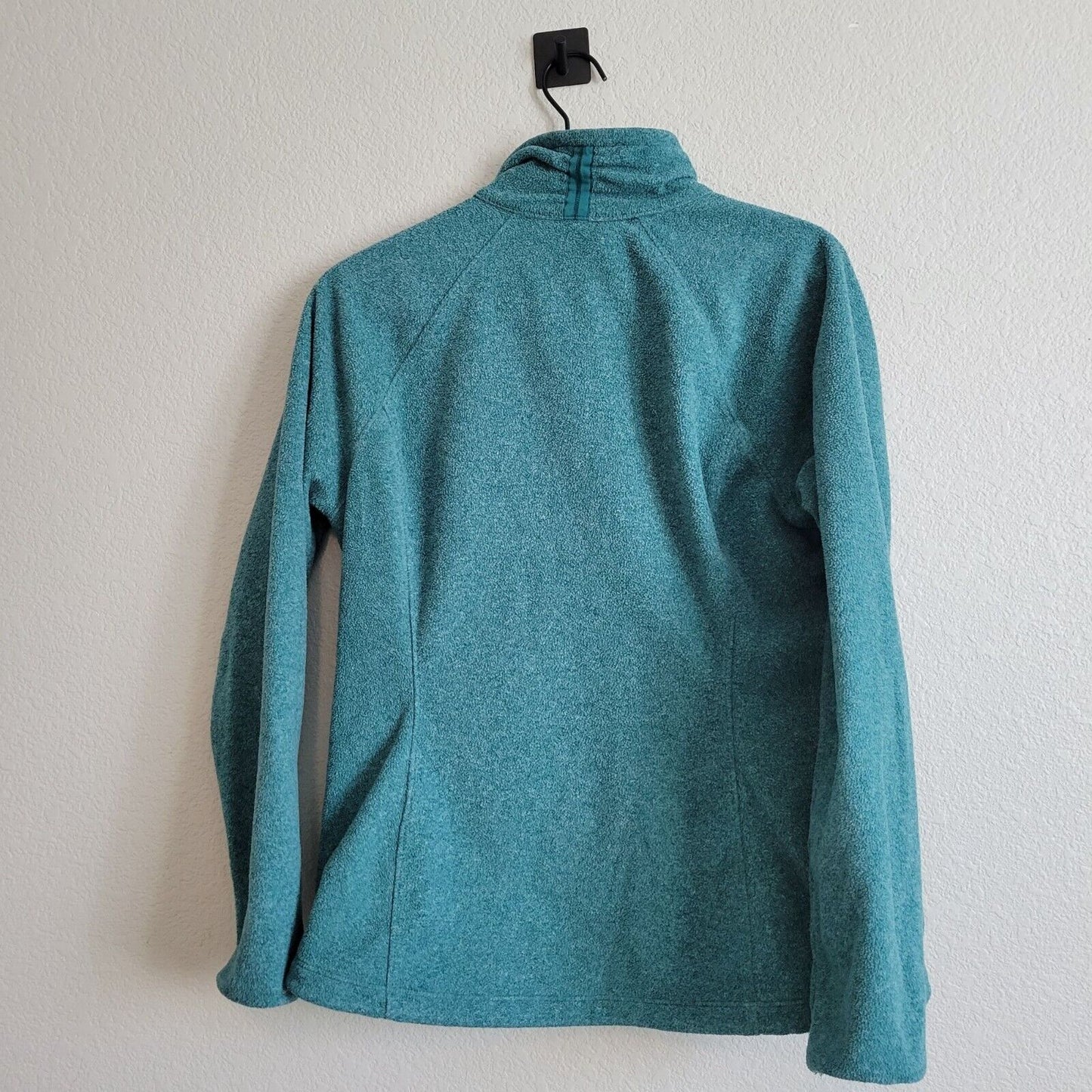 Mountain Hardwear Womens Sz M Full Zip Fleece Jacket Teal Blue