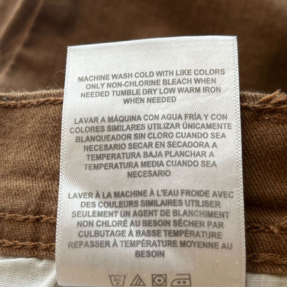 Style & Co Petite 6P Slim Leg Jeans Brown Straight Leg