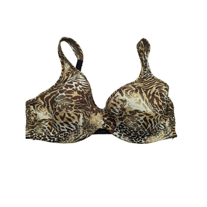 Hanes Womens Sz 38D Animal Print T Shirt Bra