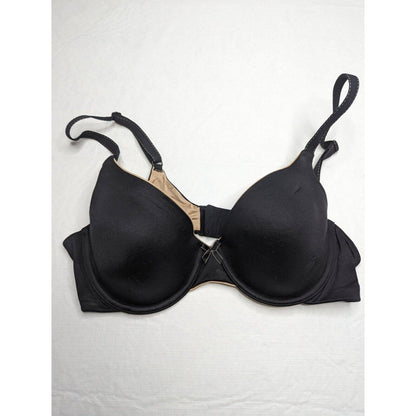 Maidenform Womens Sz 36C Solid Black T shirt Bra Style 31481