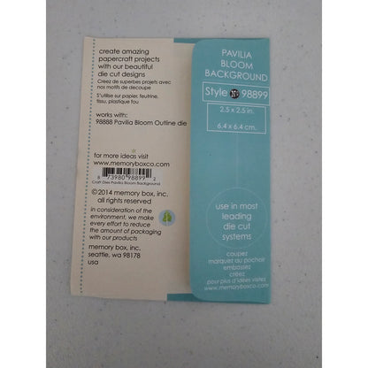 Memory Box Steel Craft Die Pavilia Bloom Background Style 98899