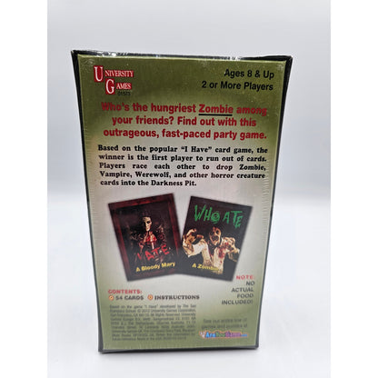 NEW I Ate Zombies The Game of Fast Talking & Quick Eating Ages 8+ Players 2 Up