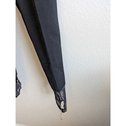 Vintage 1990 Rodde Womens Sz 8 Pull On Stirrup Ski Snow Pants Black