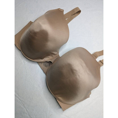 Soma Sz 36DD Vanishing Back Full Coverage T Shirt Bra Beige