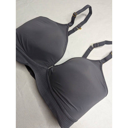 Lively Womens Sz 34DDD T Shirt Bra Solid Gray