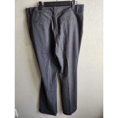 Worthington Womens Sz 10 Classic Modern Fit Dress Pants Straight Leg Gray