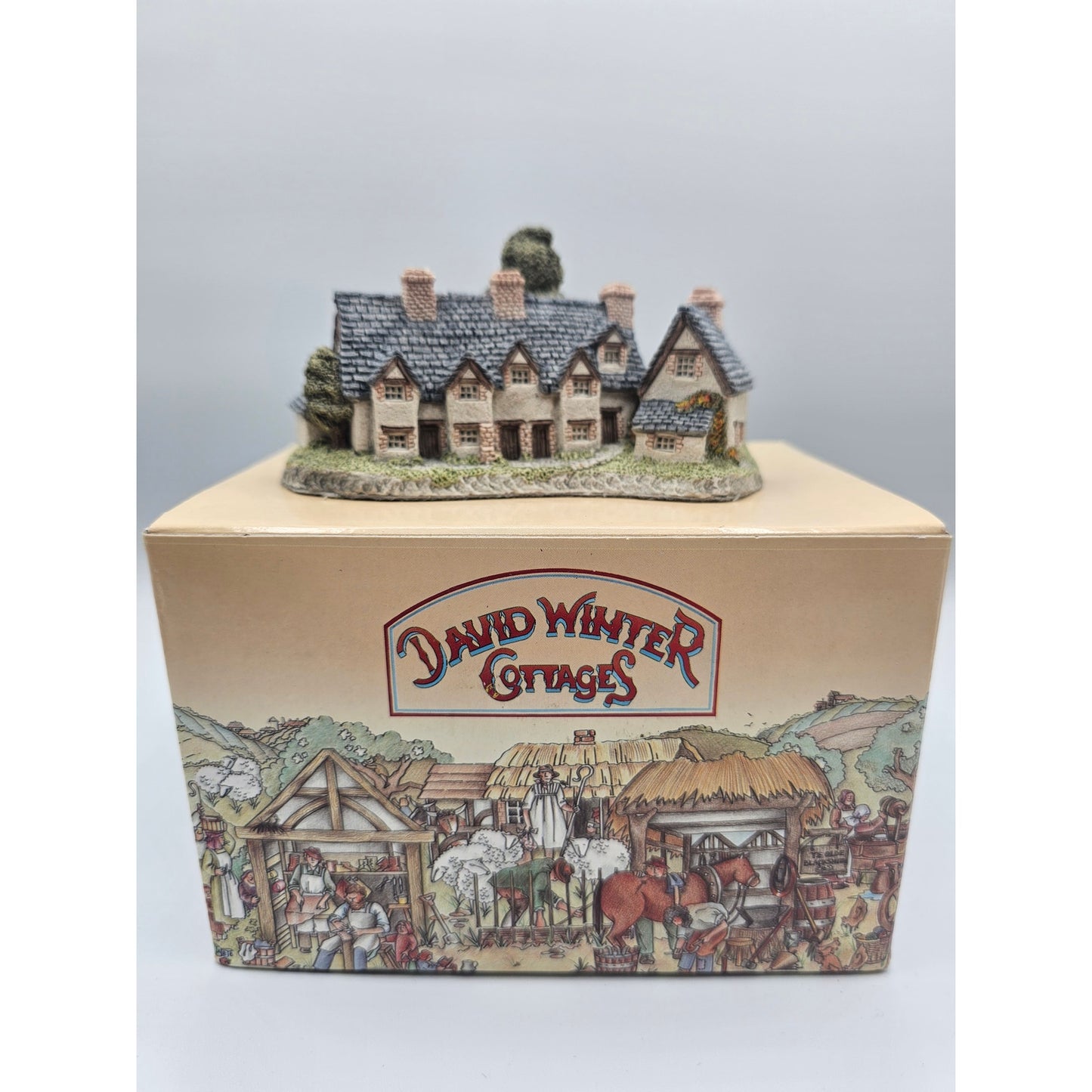 Vintage David Winter Cottages 1985 Craftsman Cottage