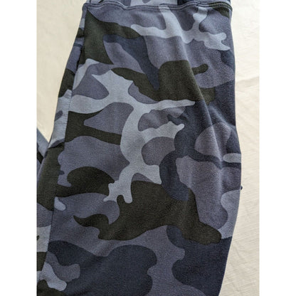 Womens M Leggings by Zenana Blue Camo Camouflaged Print