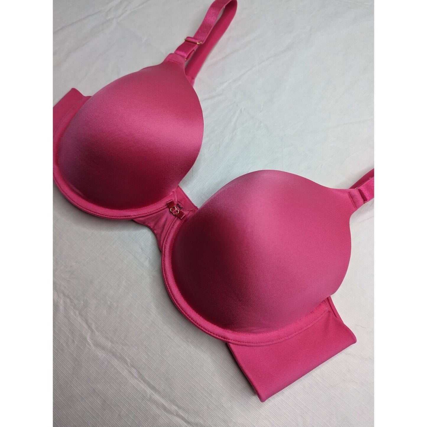 Vintage 1990s Vanity Fair Womens Sz 36C Dark Pink T Shirt Bra 75345