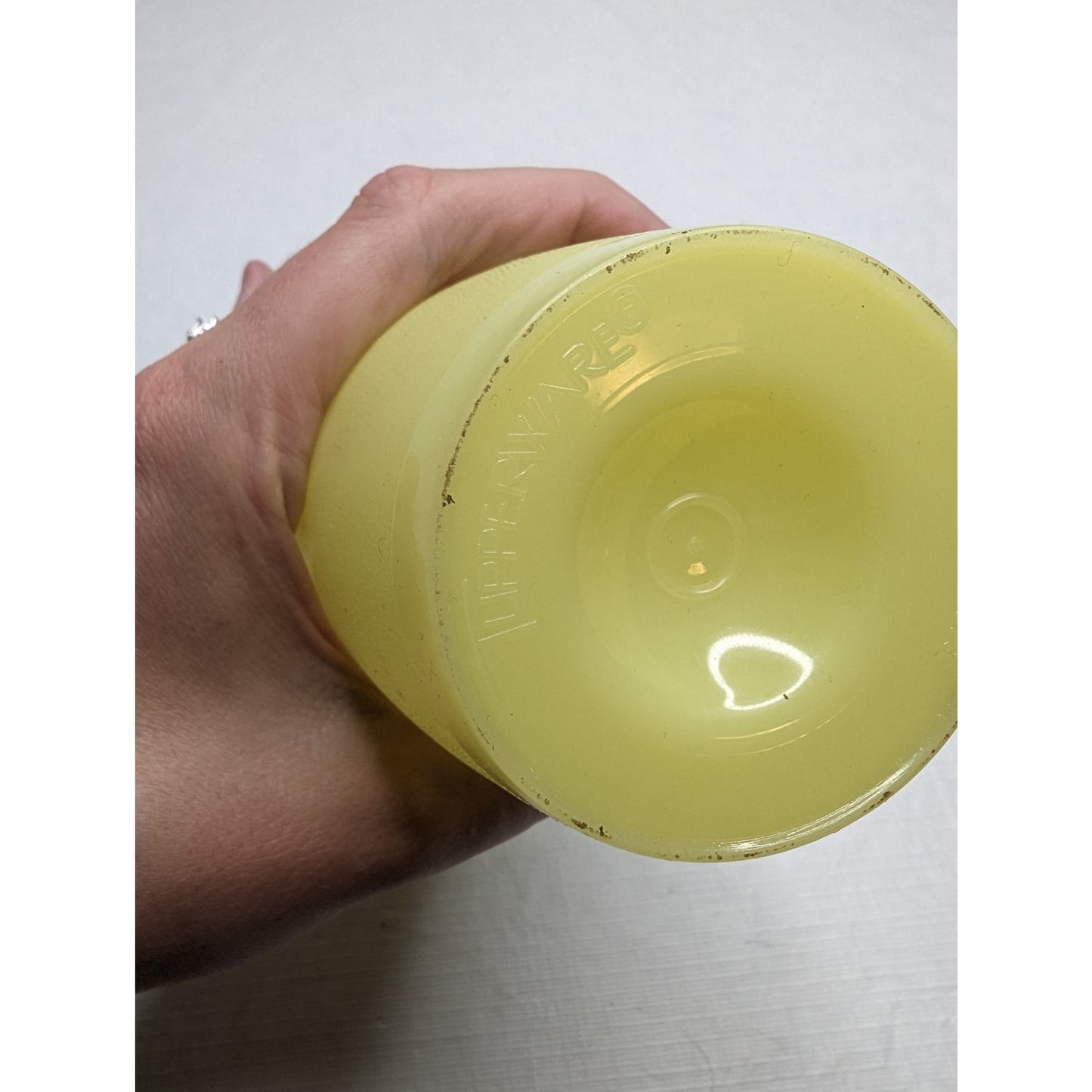 Vintage Tupperware Yellow Quick Shake Blender Gravy Shaker Salad Dressing 844-12