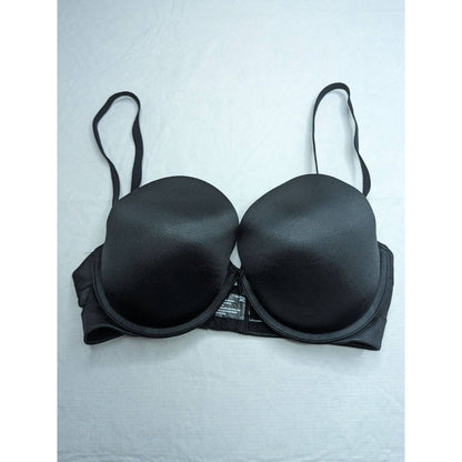 Felina Lingerie Womens Sz 36C Padded Push Up Bra Solid Black Style 90499