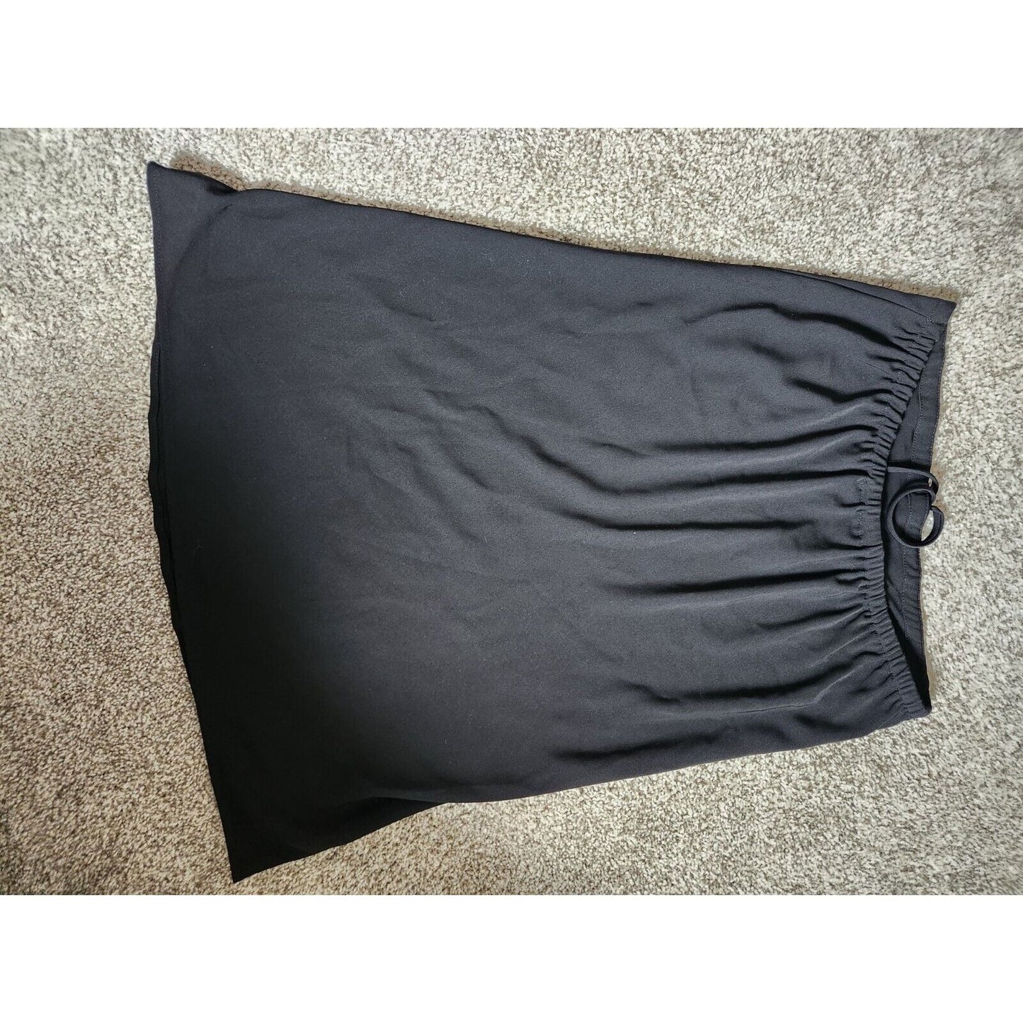 Vintage New York & company Womens Sz 10 Black Knee Length Skirt