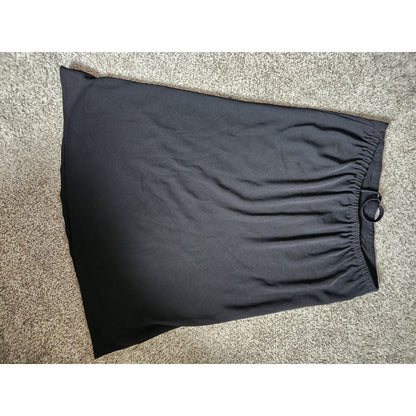 Vintage New York & company Womens Sz 10 Black Knee Length Skirt