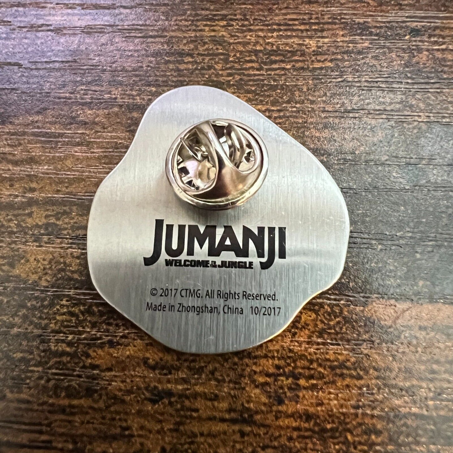 The Rock Smoldering 1.25" Exclusive CineMark Movie Theater Release Pin Jumanji