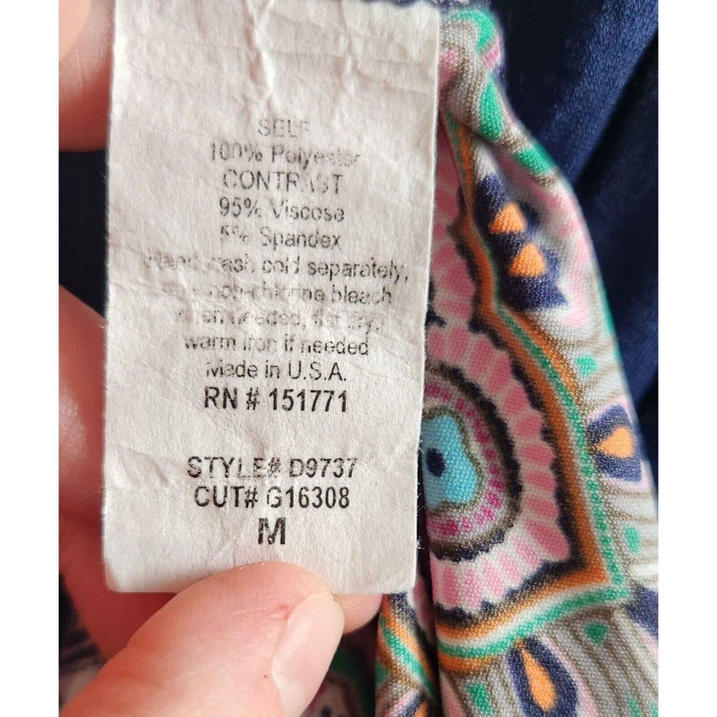 Gilli USA Womens Sz M Maxi Dress Blue V Neck Casual