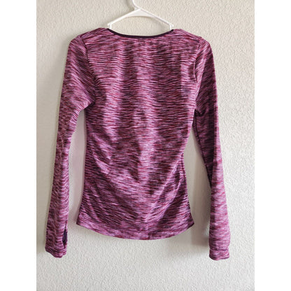 Soho sport Womens Sz M Long Sleeve Athletic T Shirt Purple