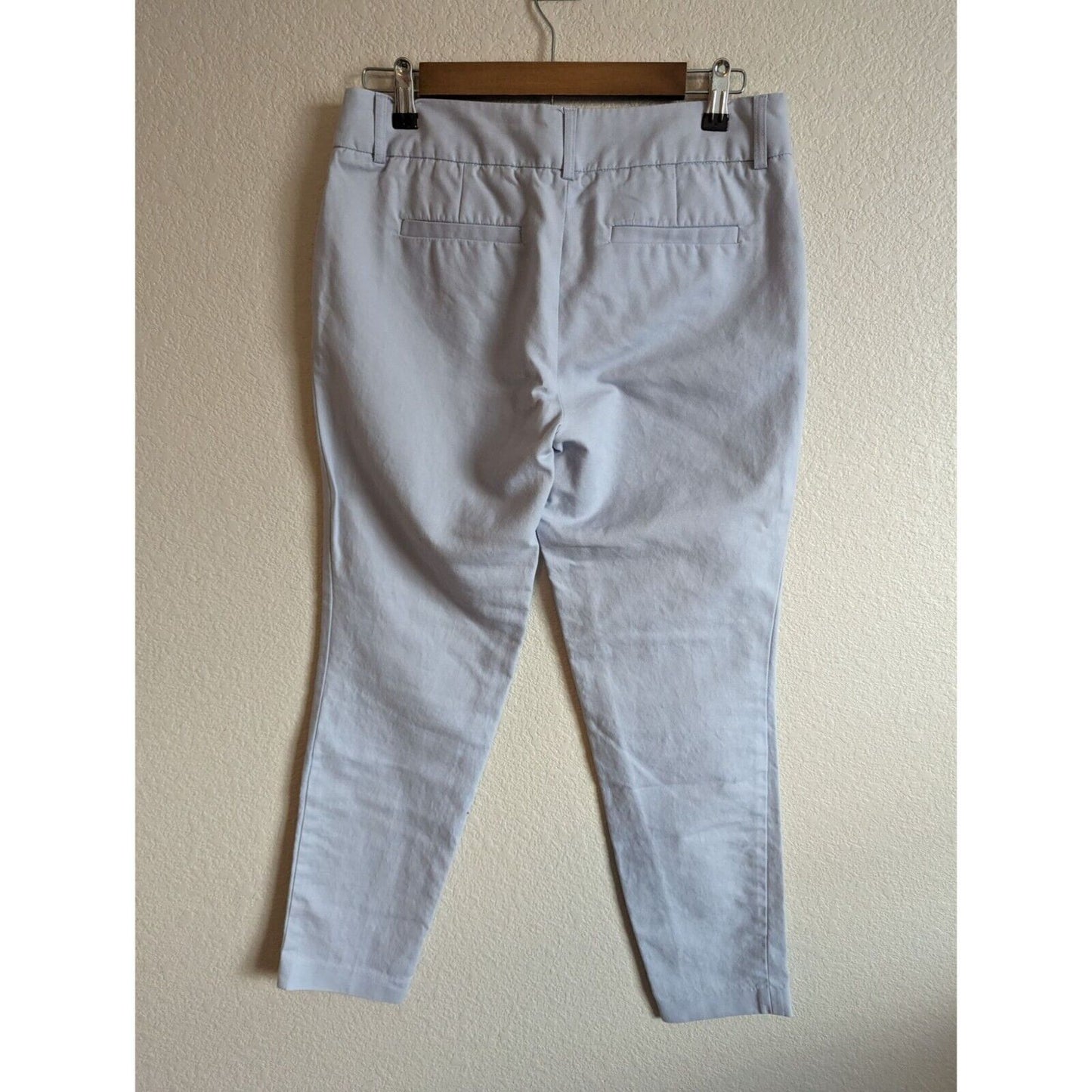 Willi Smith Womens Sz 4 Ankle Pants Light Pastel Blue