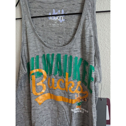 Milwauke Bucks Basketball Womens Sz M Tank Top Touch alyssa Milano NEW