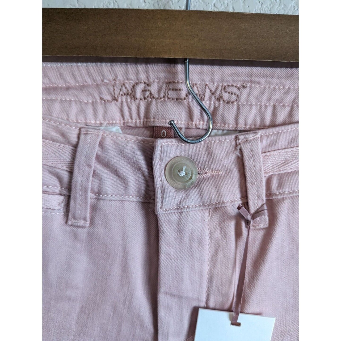 Jag Jeans Juniors Sz 0 Relaxed Fit Cadet Shorts Peony Pink NEW