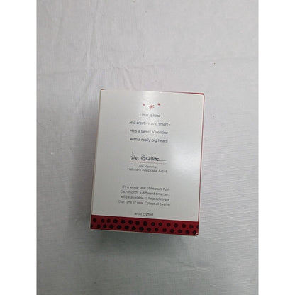 Hallmark Keepsake Christmas Tree Ornament Peanuts Linus's Big Heart Valentines