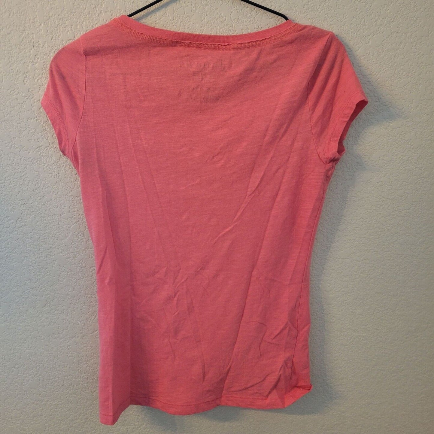 Vintage Y2K Aeropostale Womens Sz M Short Sleeve T Shirt Bubblegum Pink