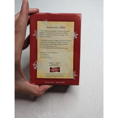 Hallmark Keepsake Christmas Ornament 2004 Adoption Baby Bear