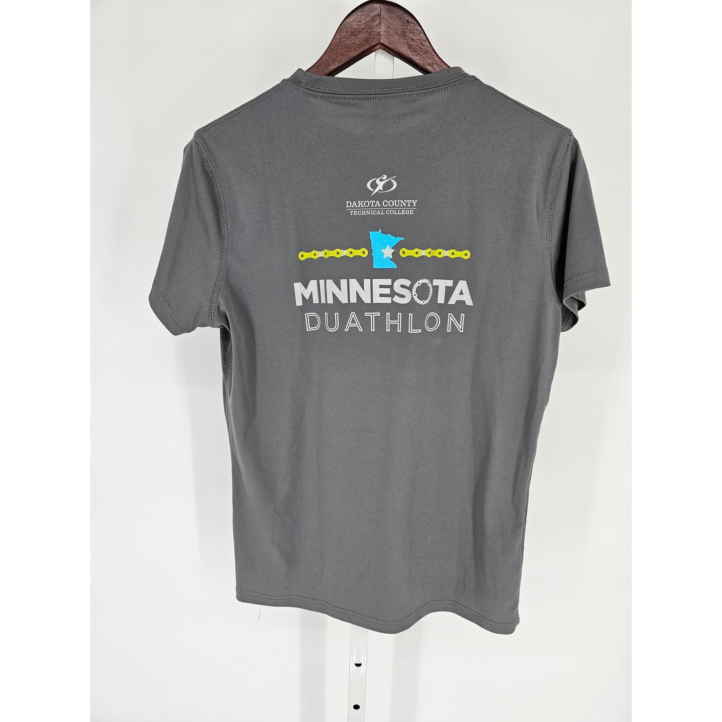 Womens Sz L Short sleeve Athletic T Shirt Minnesota Duathlon by DuoTec