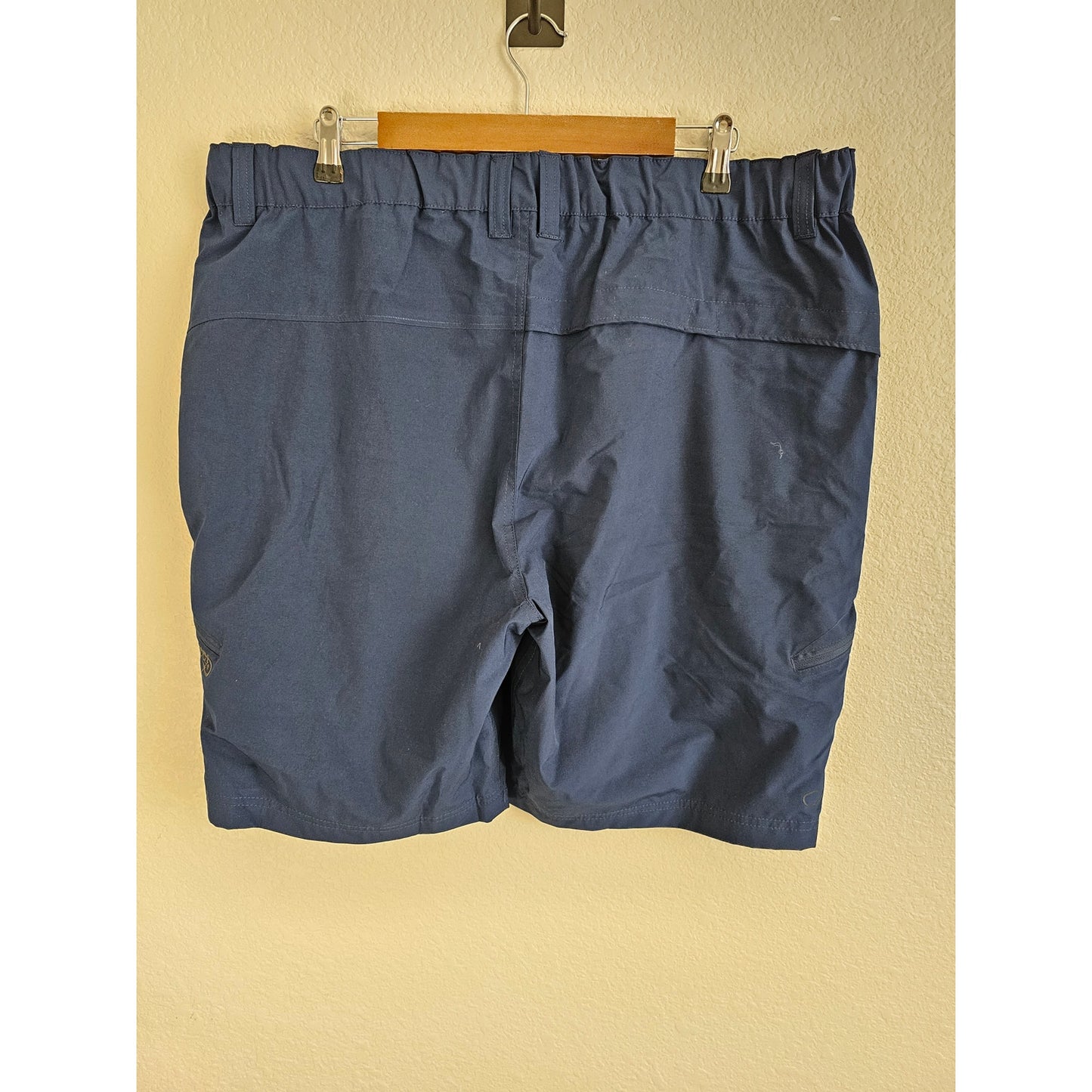 Reel Life Mens Sz XXL Fishing Athletic Shorts Dark Blue Lined