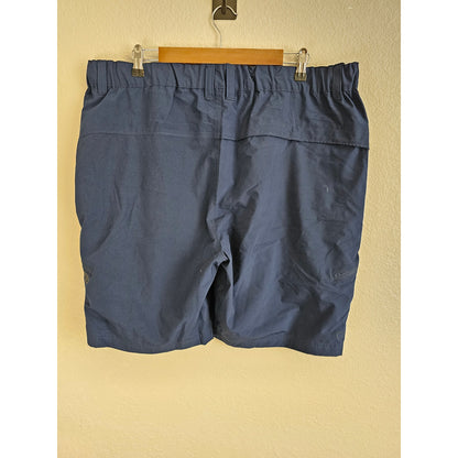 Reel Life Mens Sz XXL Fishing Athletic Shorts Dark Blue Lined