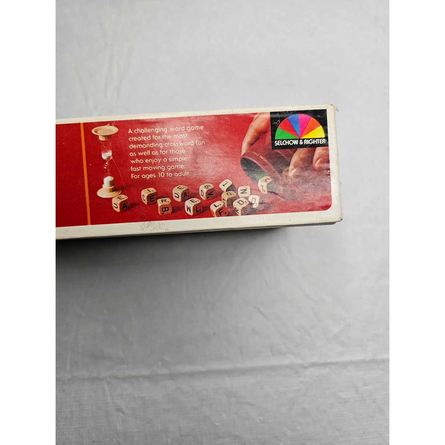 Vintage Scrabble Crossword Cubes Game 1976 Selchow & Righter - Complete