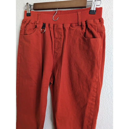 BYCR Womens Sz S Poll On Slim Leg Red Pants