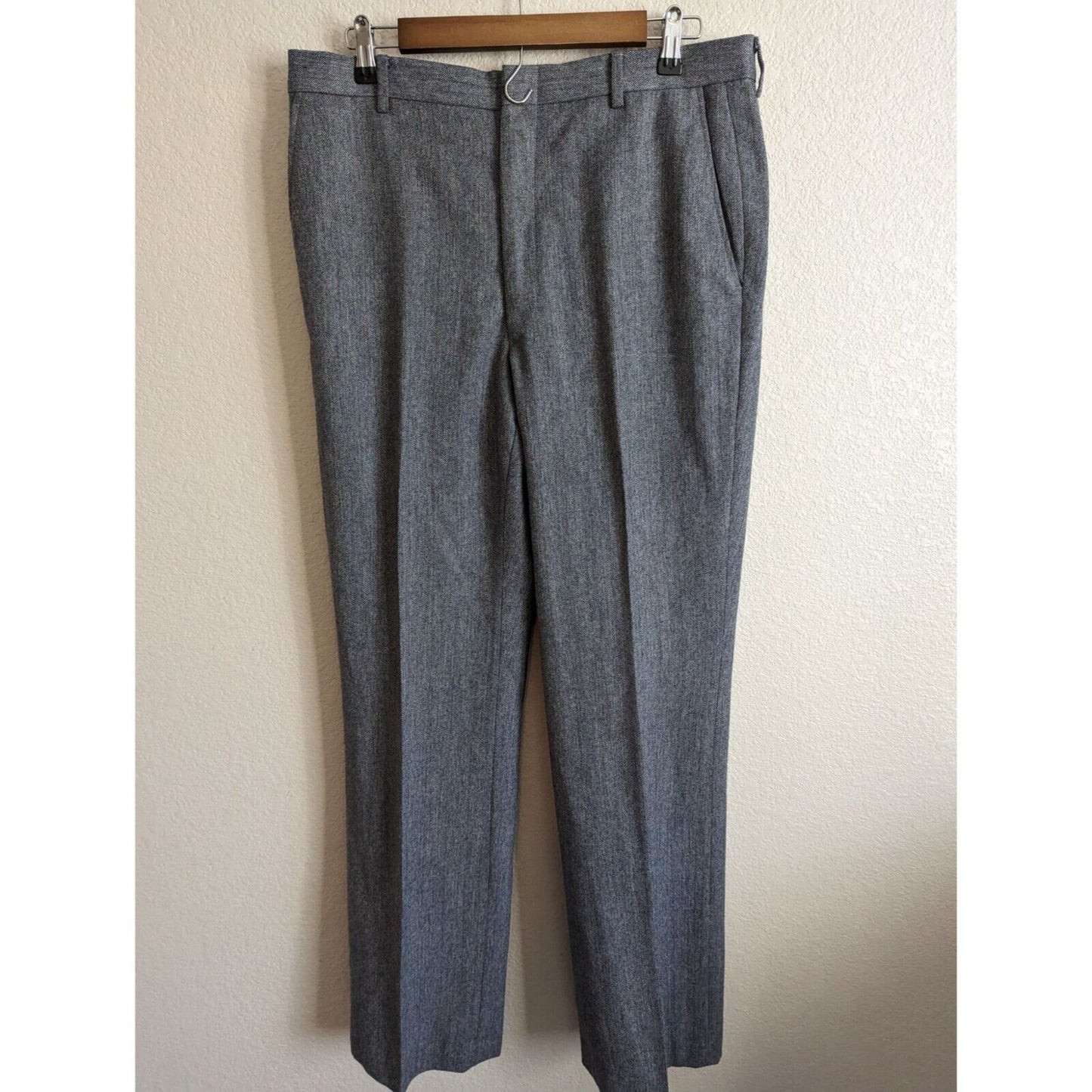 Vintage Palm Beach Mens Sz 42R 2 Piece Suit 2 Button Coat and Pants Gray 1970s