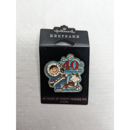 Hallmark Keepsake 40 Years of Frosty Friends Collectible Pin Broche 1980 2019