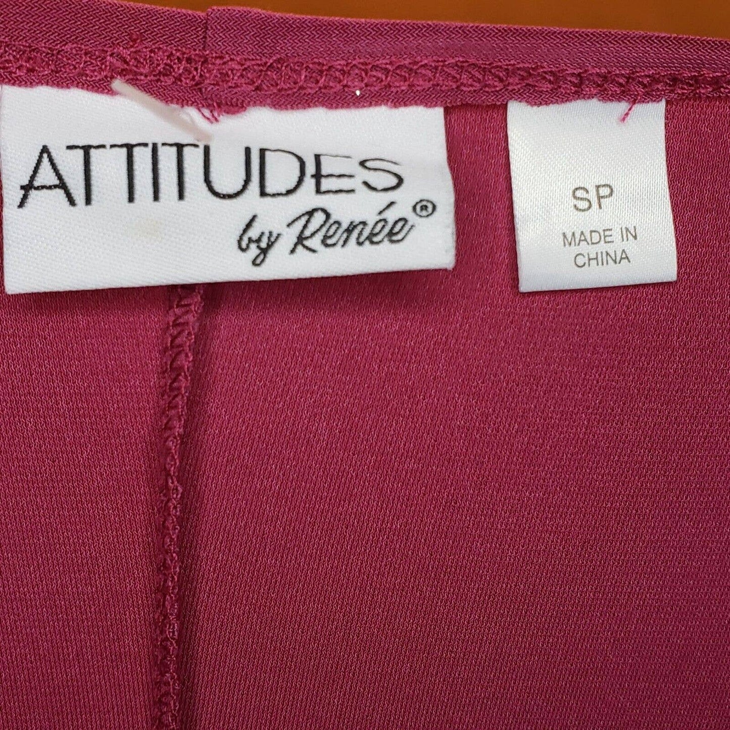 Attitudes by Renee Womens Sz S Knee Length Slinky Tank Dress Dark Pink