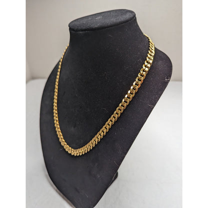 Vintage Womens Gold Tone Single Strand Chain Necklace JH Makers Mark