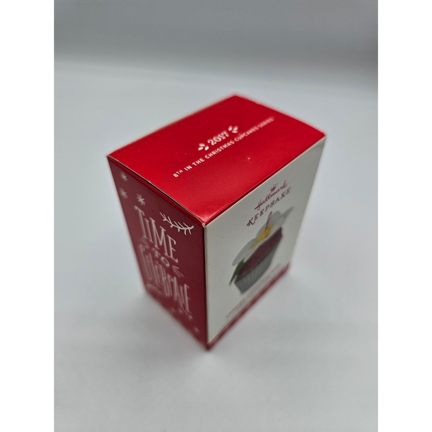 Hallmark Keepsake Ornament Candied Christmas Rose Cupcake Christmas Collection