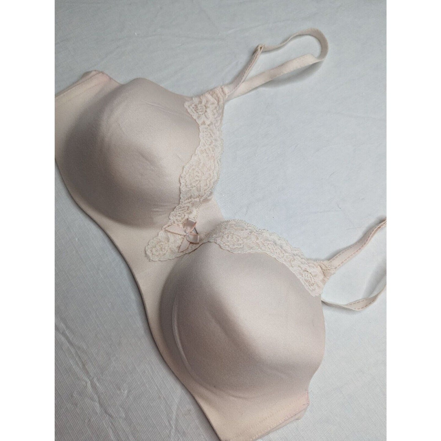 Maidenform Womens Sz 36A Light Beige Ivory T Shirt Bra