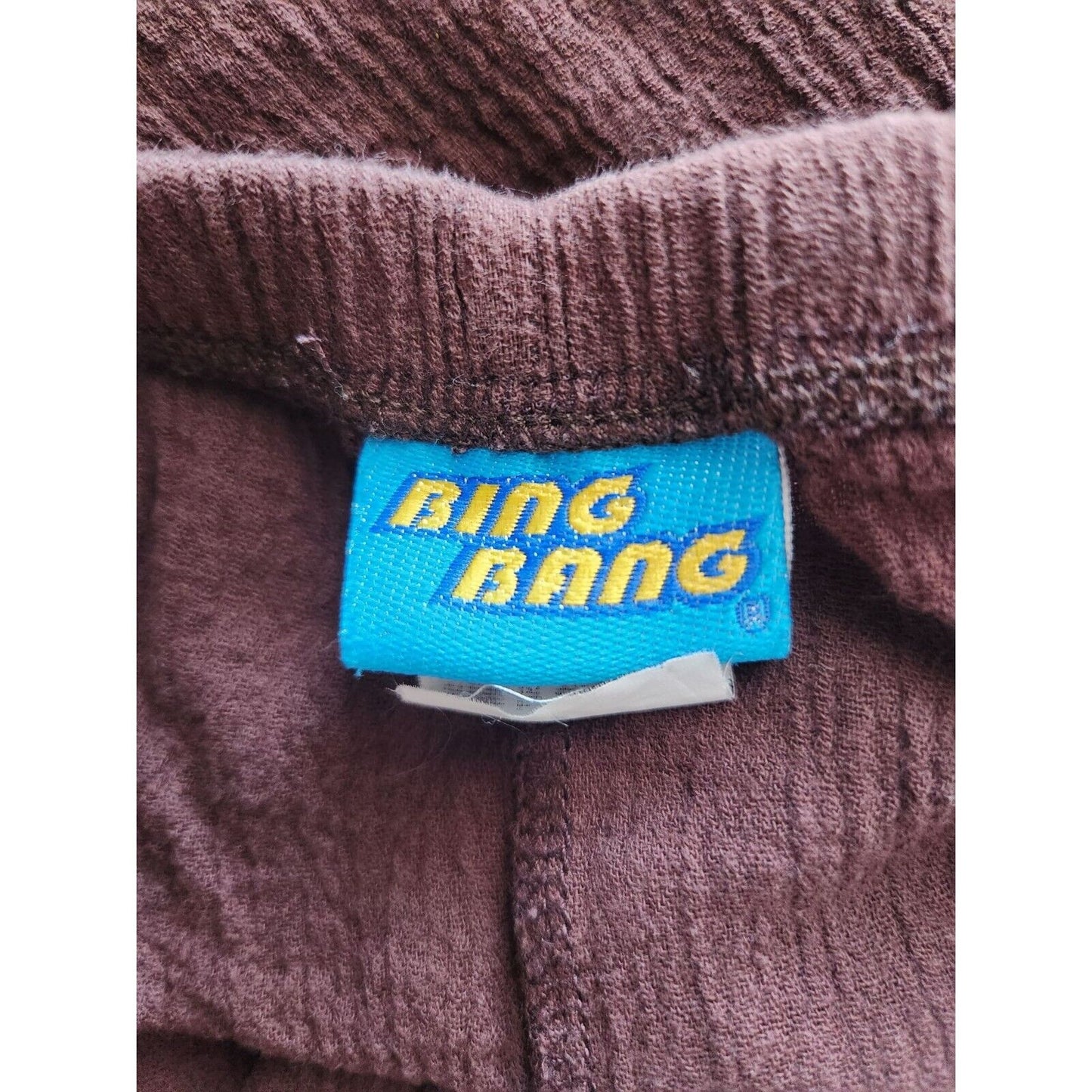 Bing Bang Womens Sz M Brown Capri Wide Leg Pull On Pants Vintage