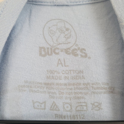 Bucees Texas Adult Sz L Short Sleeve T Shirt Picture Perfect Light Blue