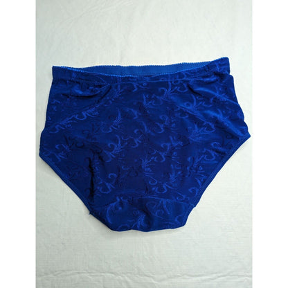 Vintage 1990s Heavenly Secrets Womens Sz L Briefs Panties Blue Lace