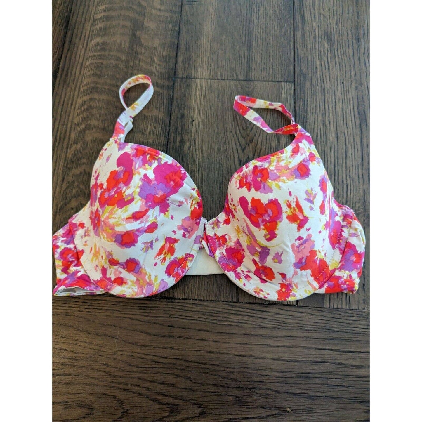 Gilligan & O'Malley Womens Sz 36B Favorite Demi Bra Pink Floral