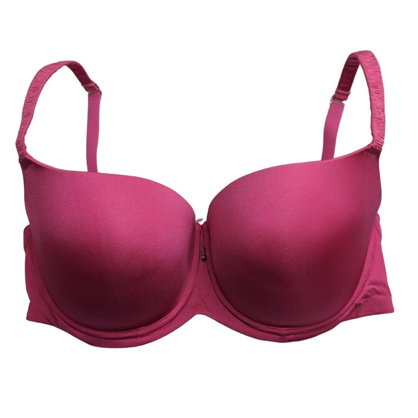 Fredericks of Hollywood Womens Sz 36D Dark Pink T Shirt Bra