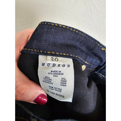 HUDSON SENTIMENT HI FI FLARE JEANS WOMEN'S Sz 30L Long 33" Inseam