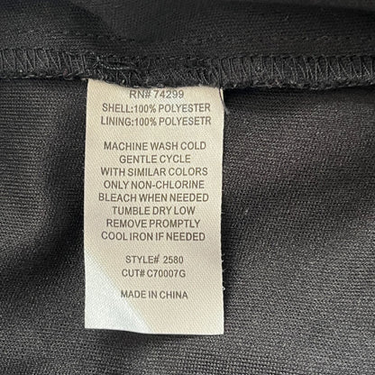 VTG En Focus Studio Womens Sz 10 Maxi Dress Black Brown Career