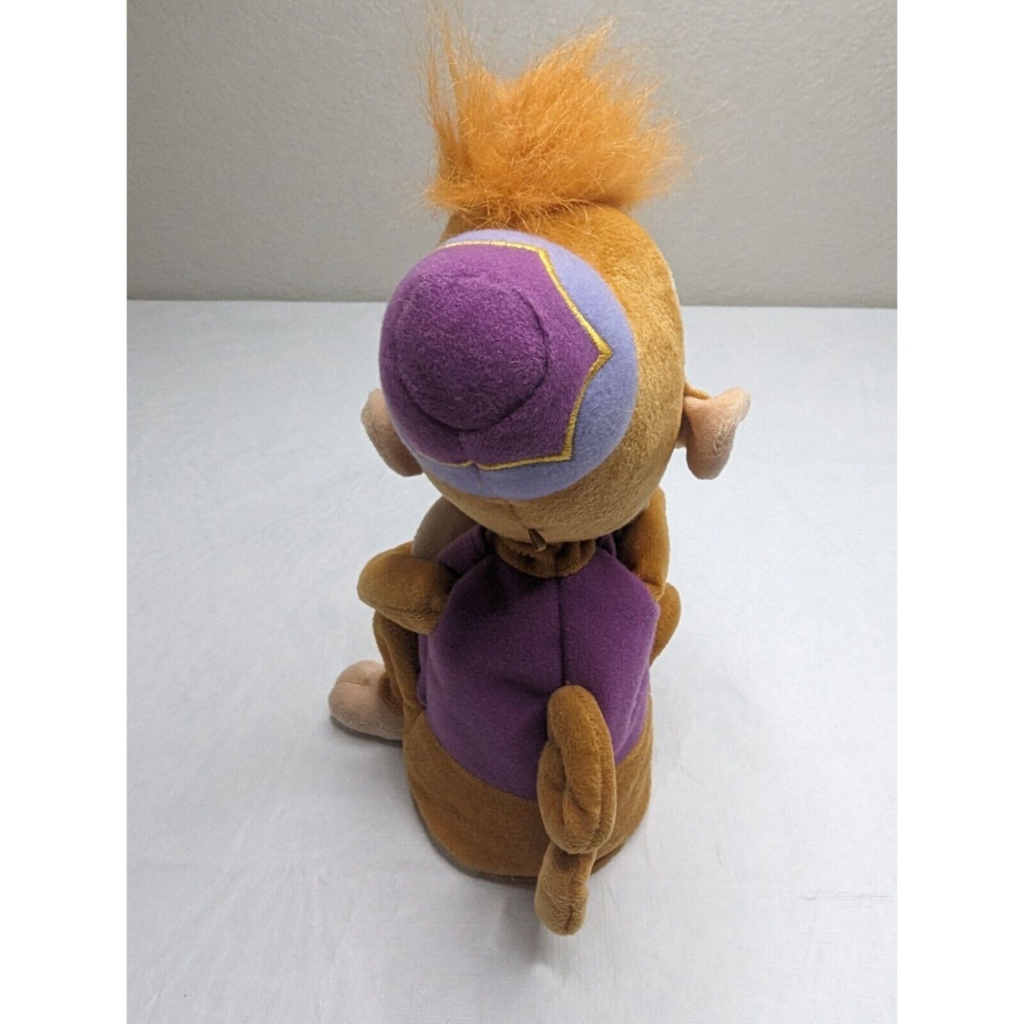 Vintage Disney Aladdin Abu Talking Plush Stuffed Animal Sitting