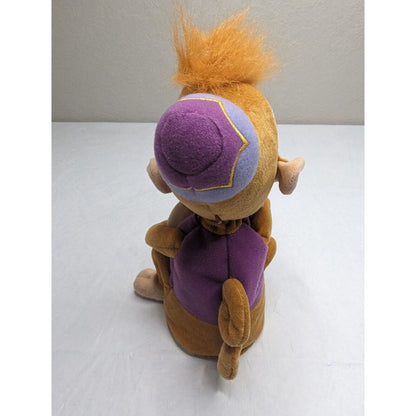 Vintage Disney Aladdin Abu Talking Plush Stuffed Animal Sitting