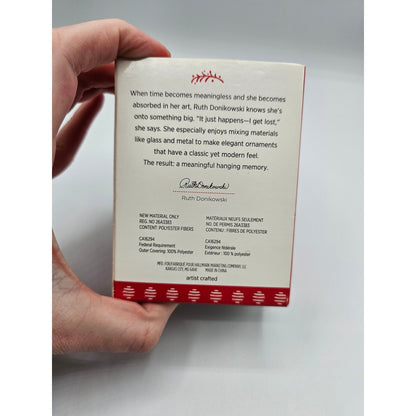 Hallmark Keepsake Ornament Candied Christmas Rose Cupcake Christmas Collection