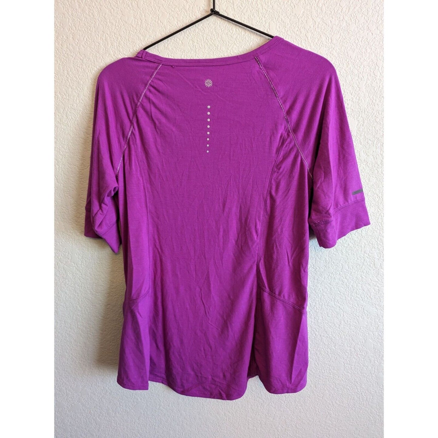 Tangerine Womens Sz M Half Sleeve Athletic T Shirt Purple