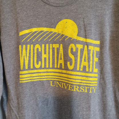 Wichita State University Womens Sz L Long Sleeve T shirt by Alma Mater NEW