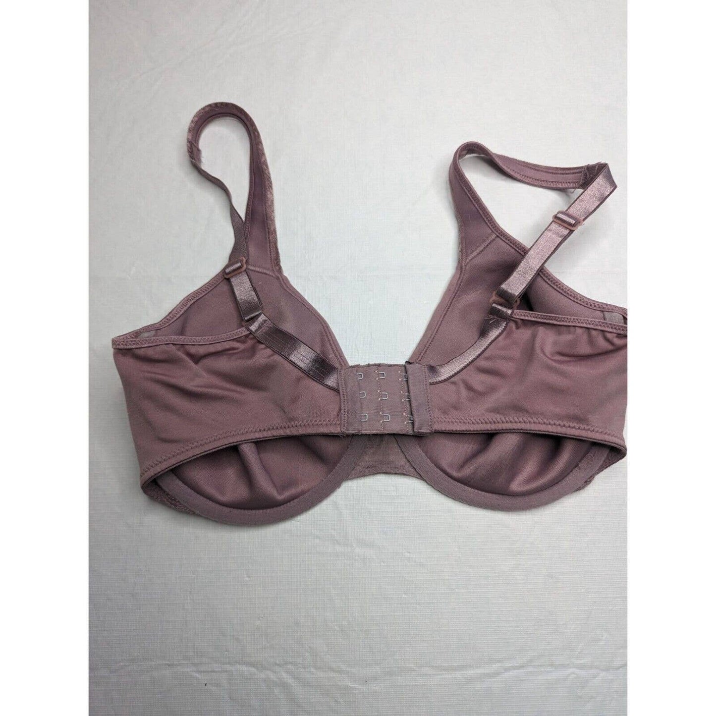 Playtex Secrets Womens Sz 36D Unlined Demi Bra Style 4505 Mauve